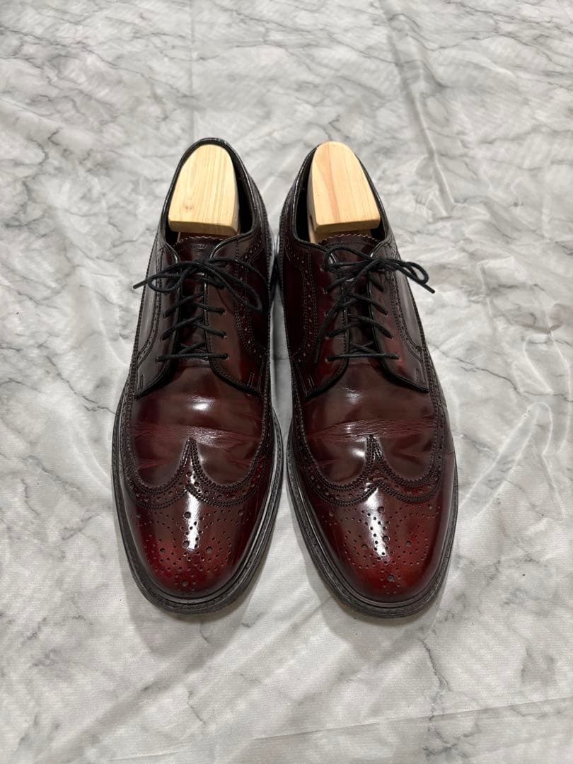 【老舗】Florsheim フローシャイム ウィングチップ　ビジネスシューズ