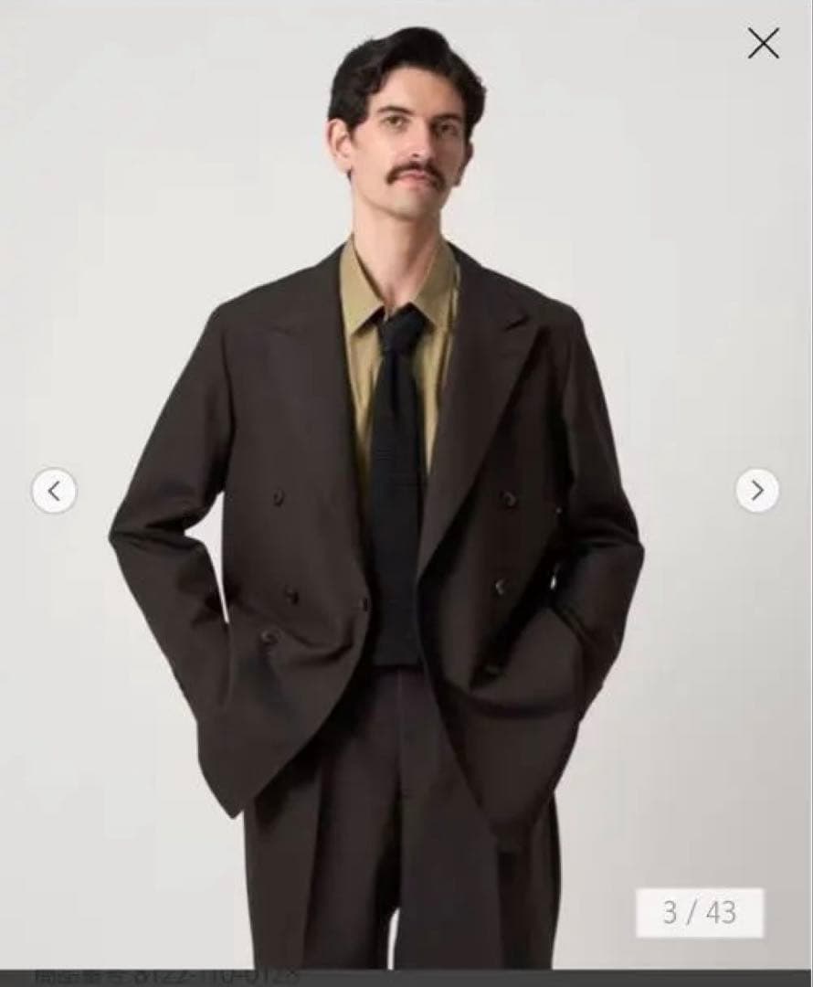 Steven Alan ウール オックスフォード ダブル　6B ジャケットM