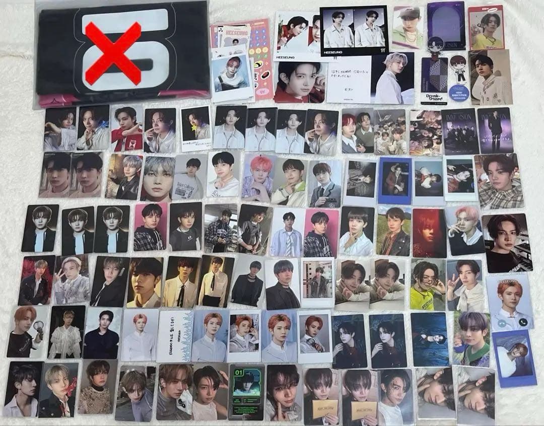 ENHYPEN ヒスン +他メン トレカ まとめ売り 113枚