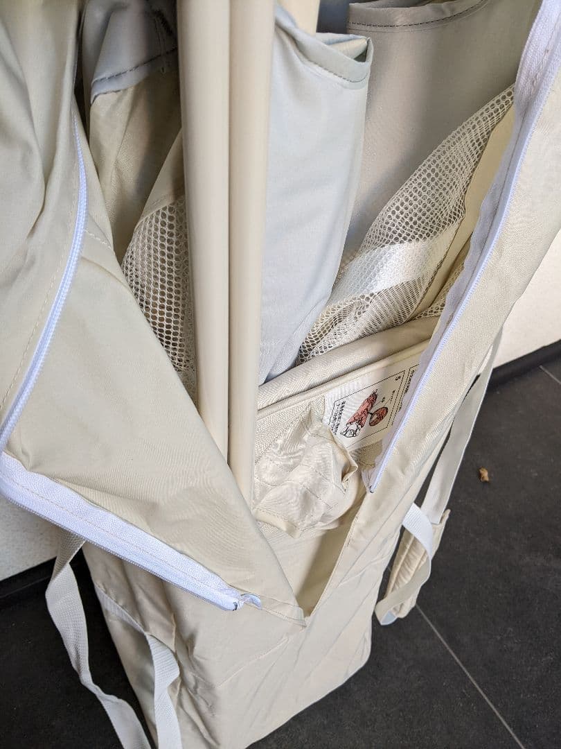 【極美品】　アップリカ　ココネルエアー　ベビーベッド　折り畳み