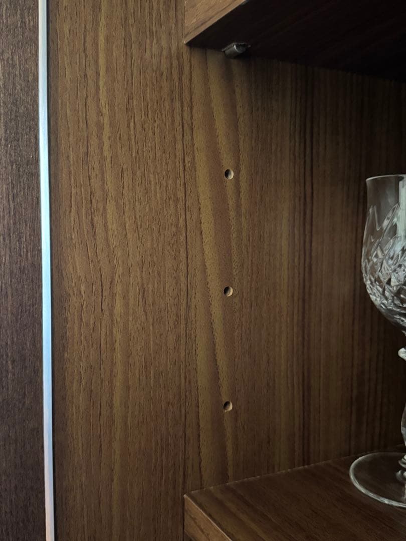 unico ストラーダ（木枠）食器棚／カップボード　※前面無垢材