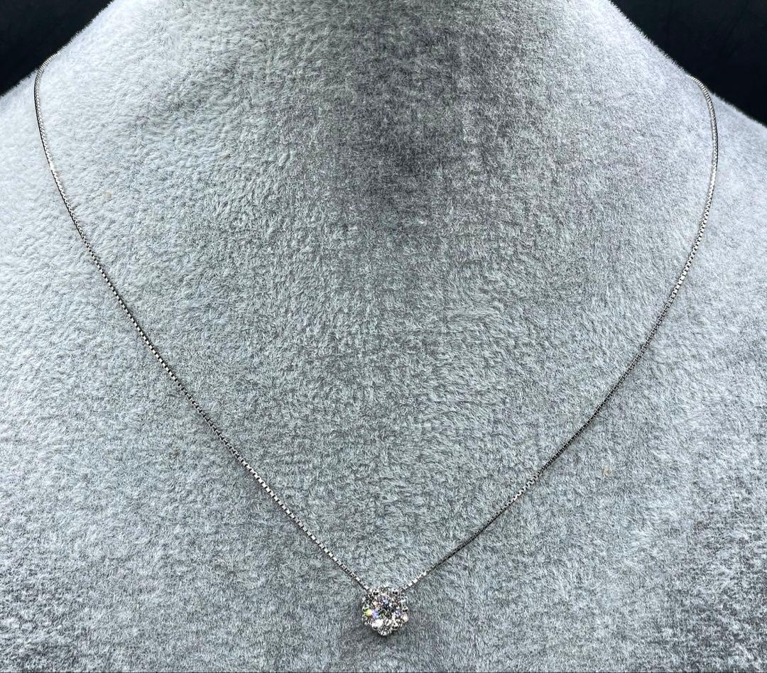 最終交渉可JA199★高級 ダイヤモンド0.53ct K18WG ヘッド