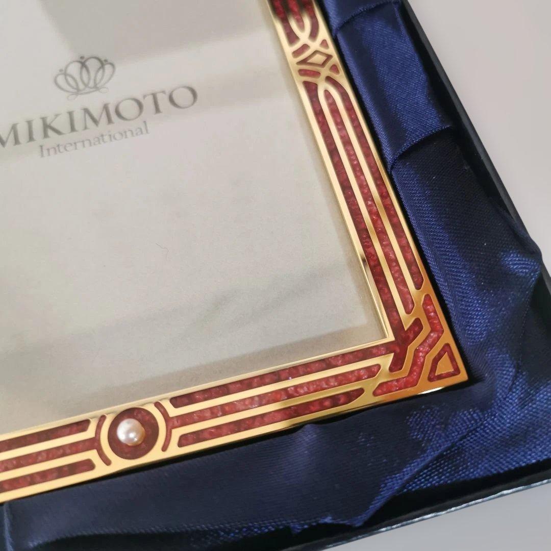 MIKIMOTO フォトフレーム 　クリスタルラッカーパール