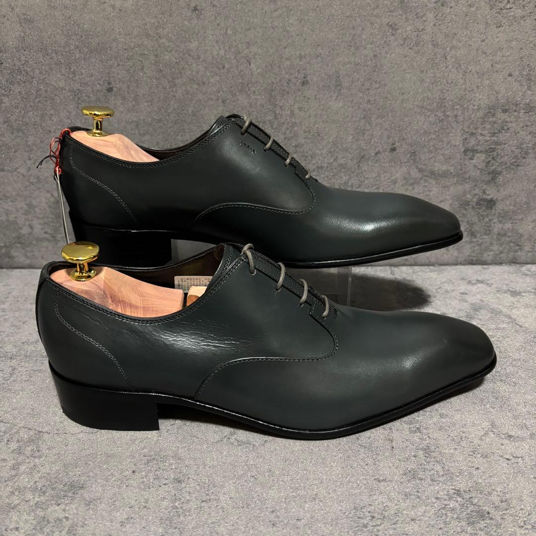 新品未使用　ランバンコレクション　ドレスシューズ　ダークグレー　本革　2231