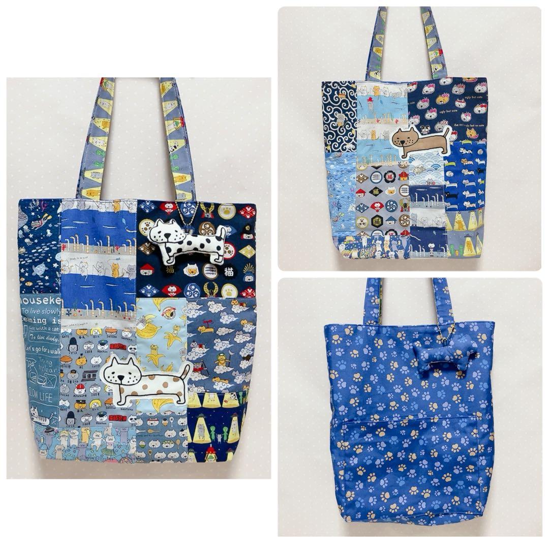 チャッピー。 パッチワークトートバッグ