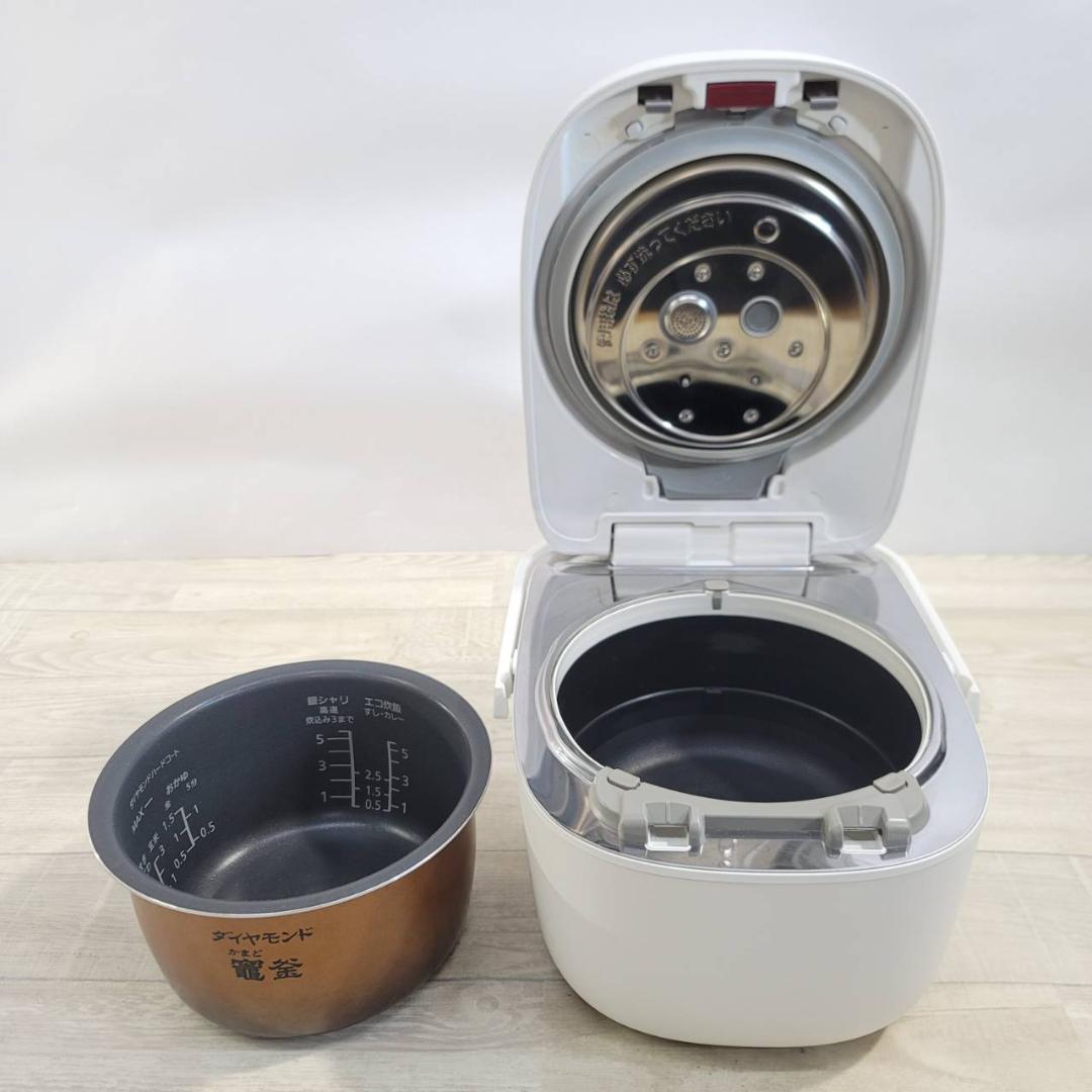 パナソニック 炊飯器 5.5合 SR-MPW101-W 可変圧力大火力おどり炊き