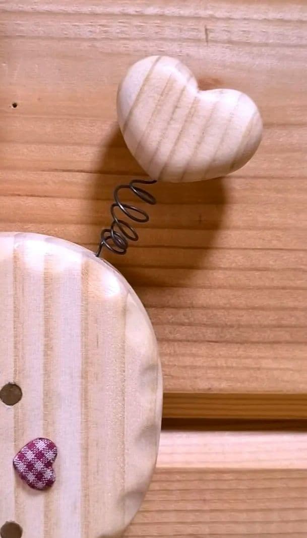 ⭐アメリカンカントリー雑貨♥ぷっくりハート❤️の振り子時計