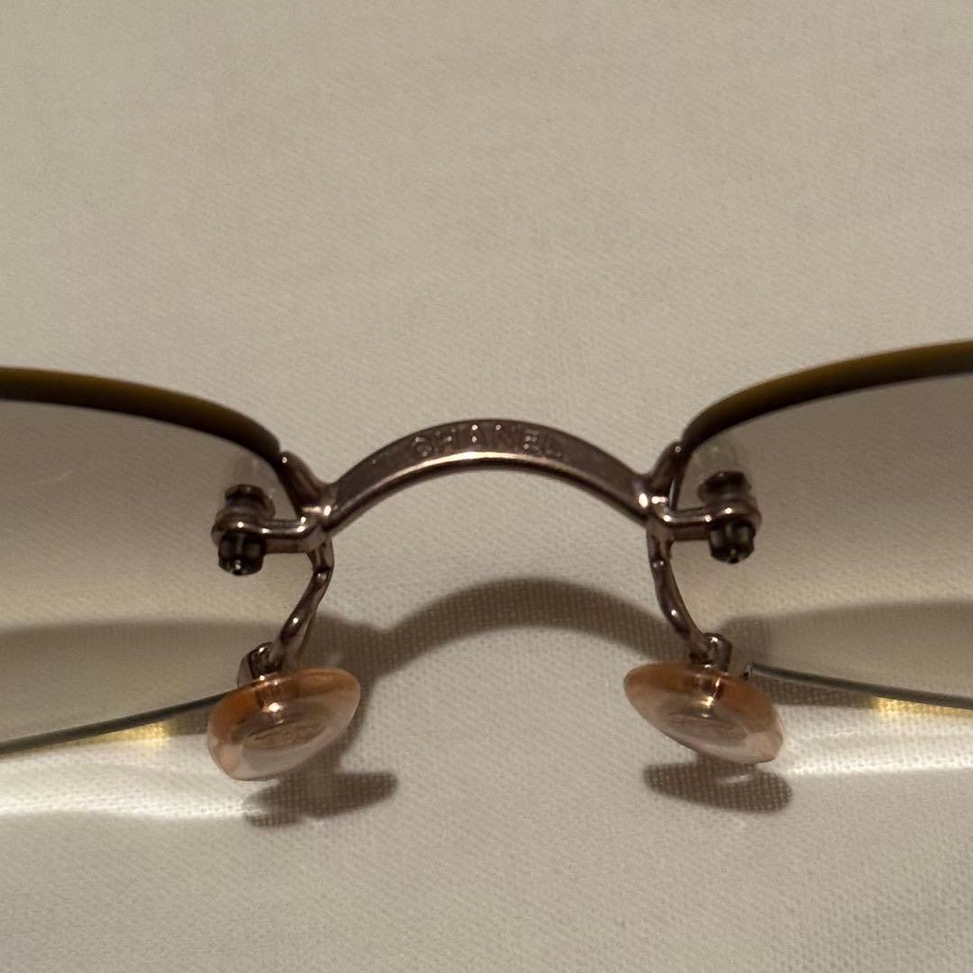 M*様 CHANEL Clear Lens Rimless Sunglasses