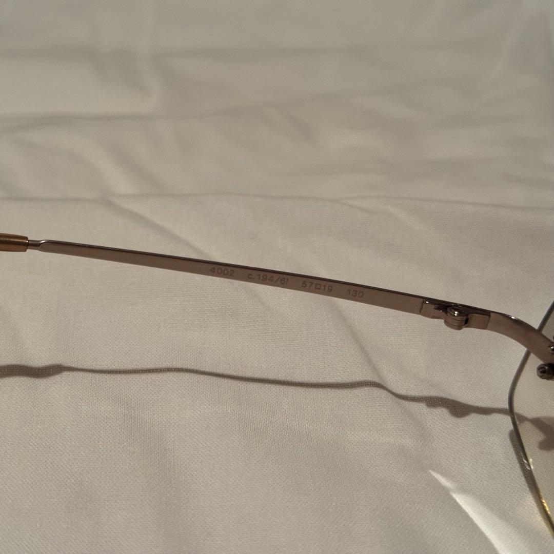 M*様 CHANEL Clear Lens Rimless Sunglasses