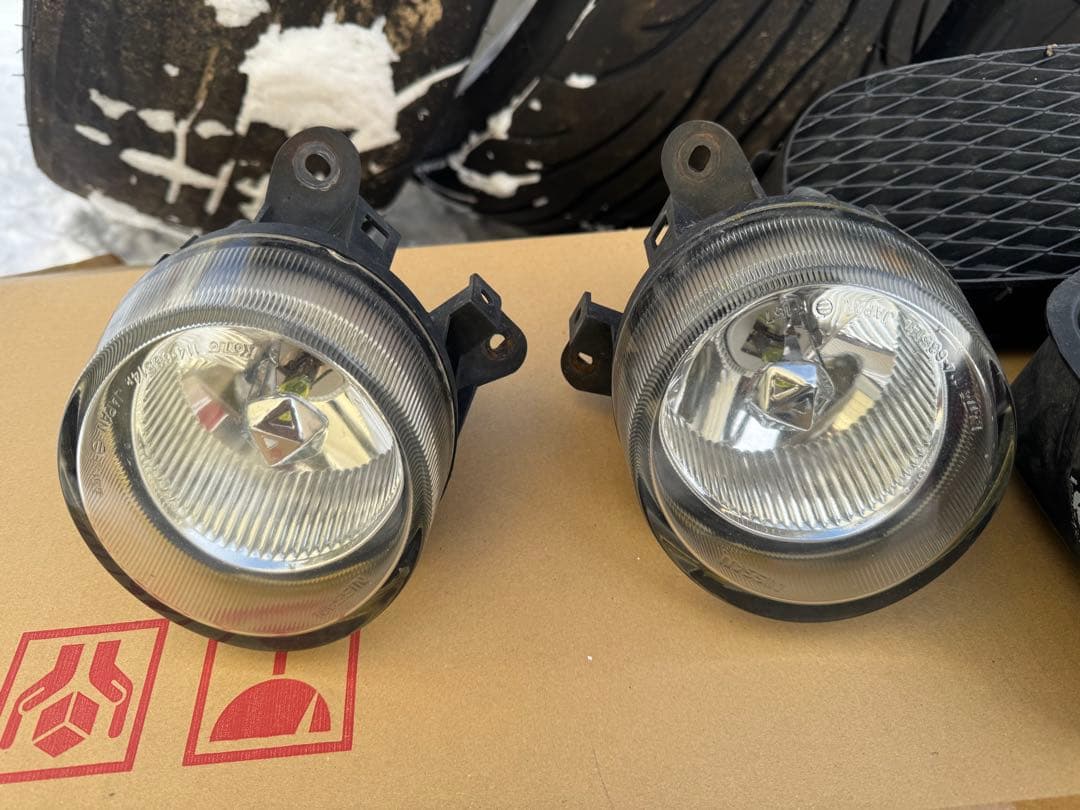 S15シルビア　純正フォグランプ(カバーフルセット)