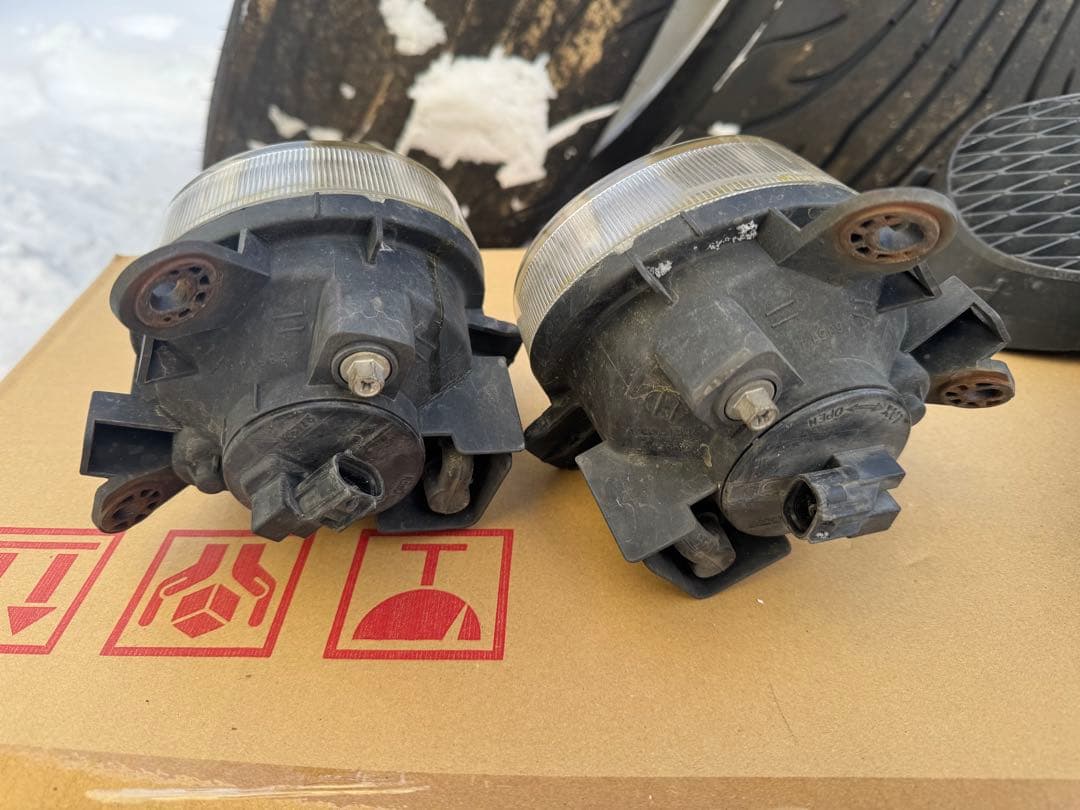 S15シルビア　純正フォグランプ(カバーフルセット)