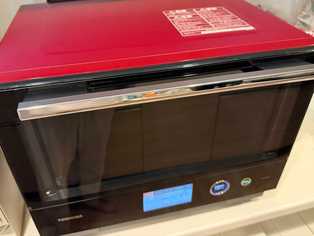 東芝　石窯オーブンレンジ　TOSHIBA ER-PD7000(R) 赤