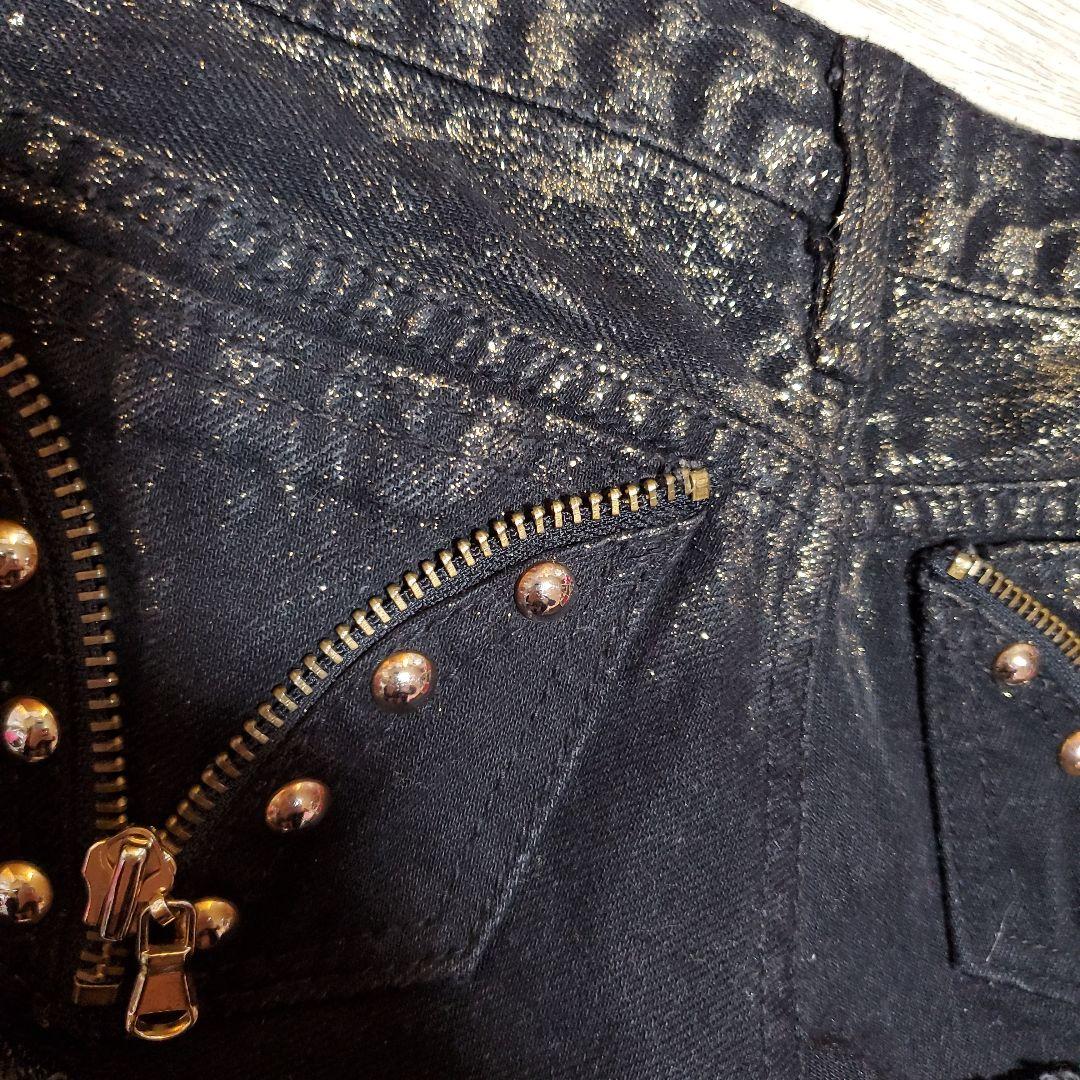 d.i.a 　ラメラメ　デニム　ショートパンツ　平成ギャル