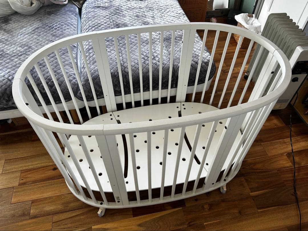 mizukiさま専用/美品　ストッケベビーべッドセット1/2 普通サイズ