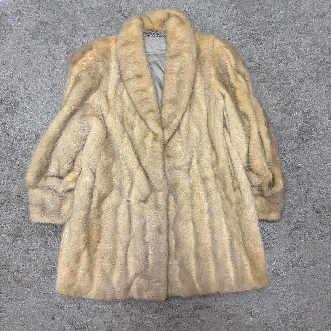 リアルファー ミンクコート ロング レディース 高級品 毛皮コート CC14