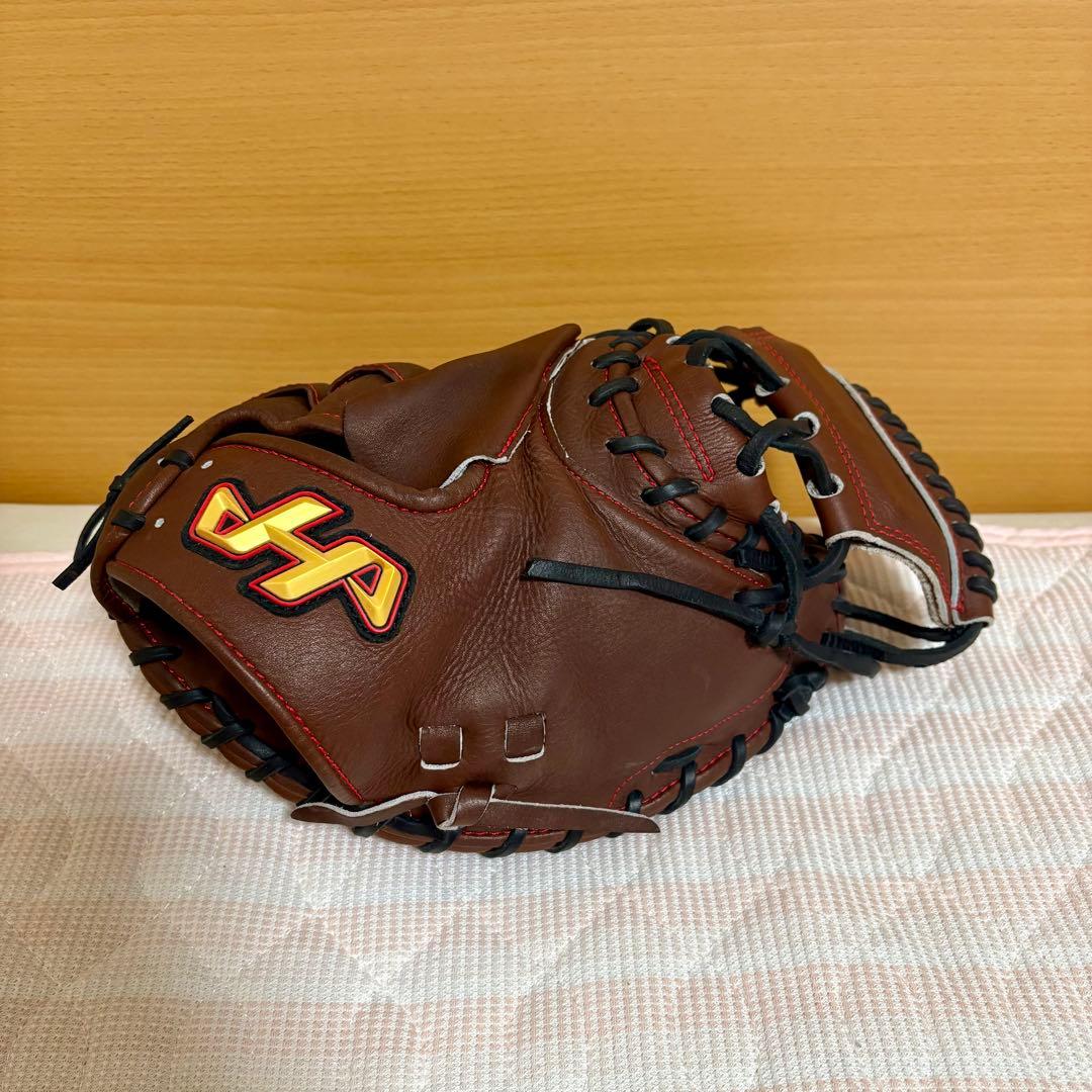 【一生物】ハタケヤマキャッチャーミット硬式用甲斐モデル