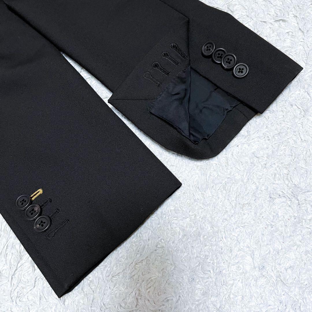 FENDI フェンディ ズッカ柄ラペル スーツ セットアップ 50 XL相当 黒