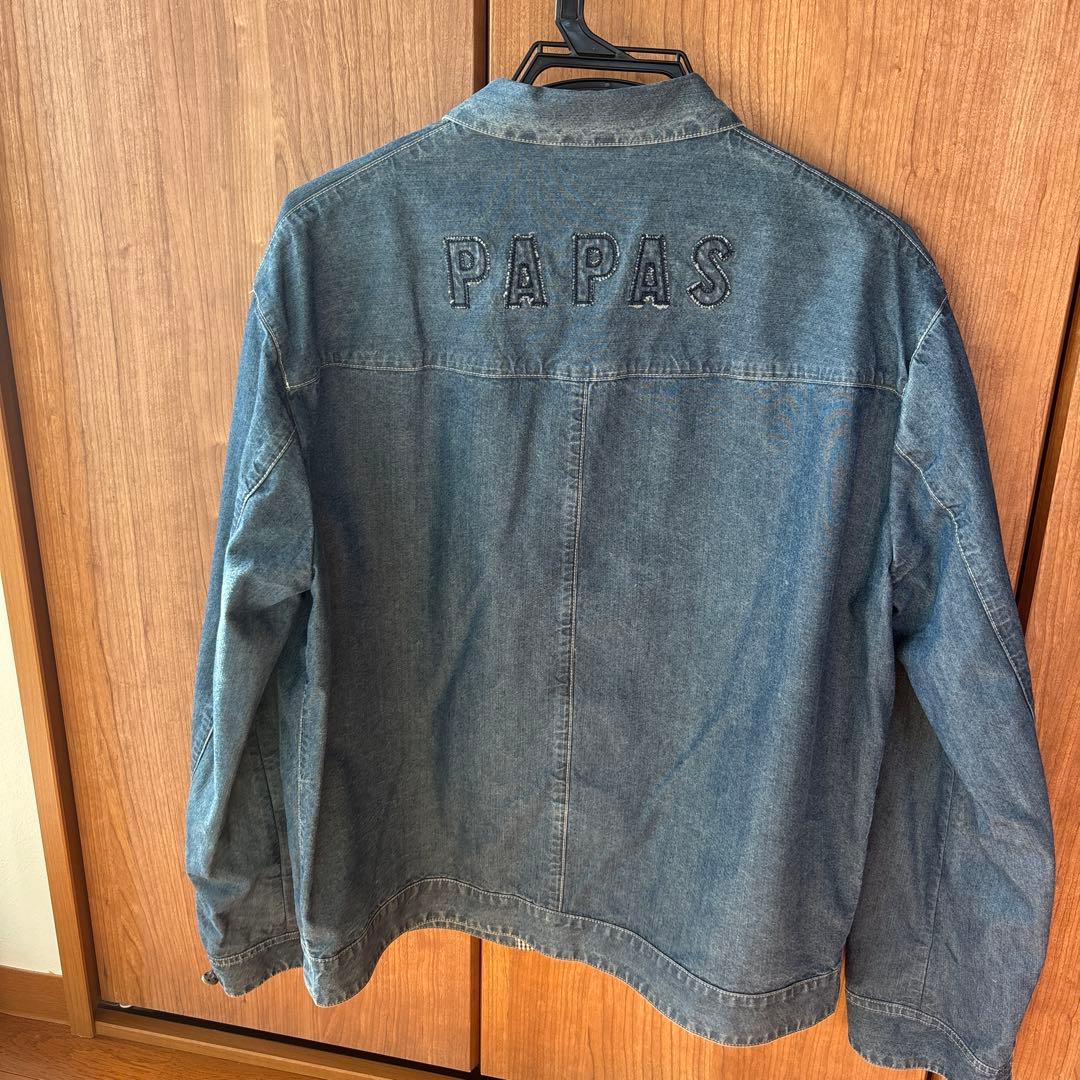 PAPAS パッチワークデニムジャケット 48/50