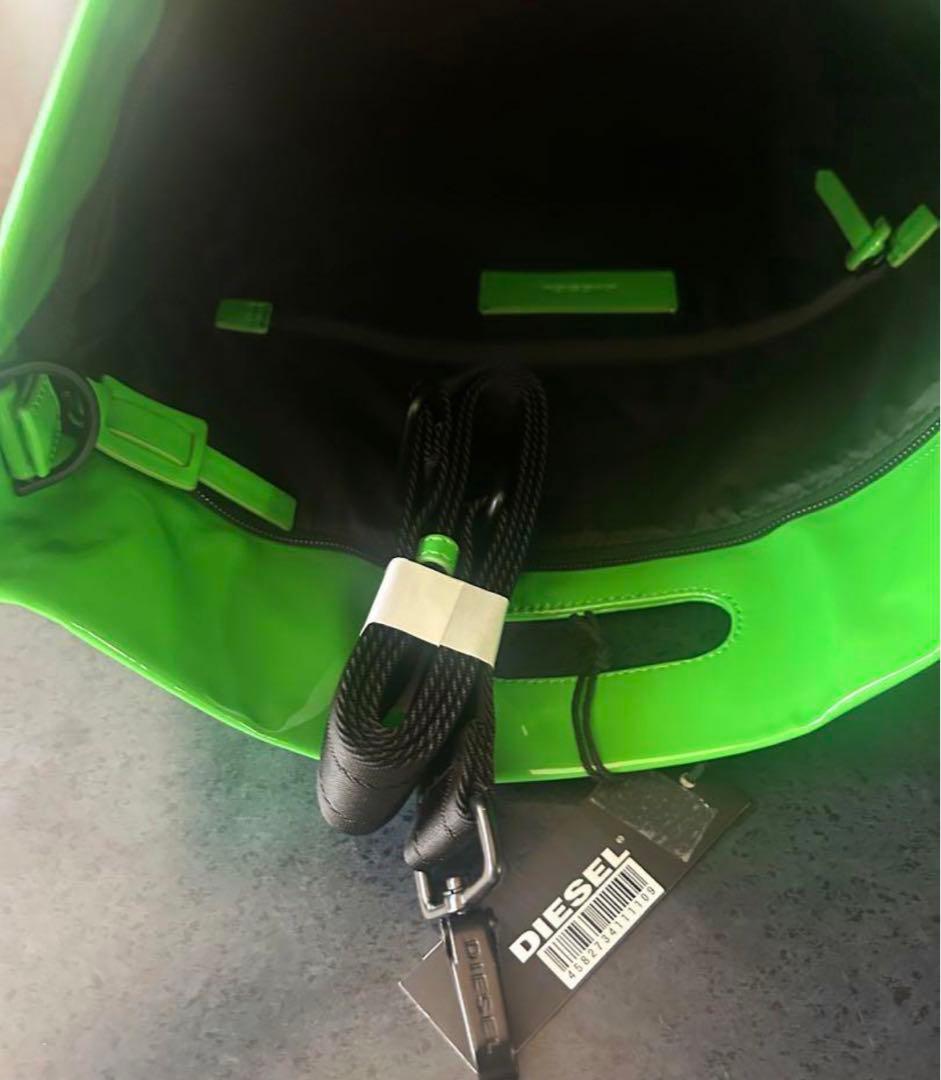 DIESEL 蛍光グリーン メンズキッズ、スポーツバック、ハンドバックショルダー