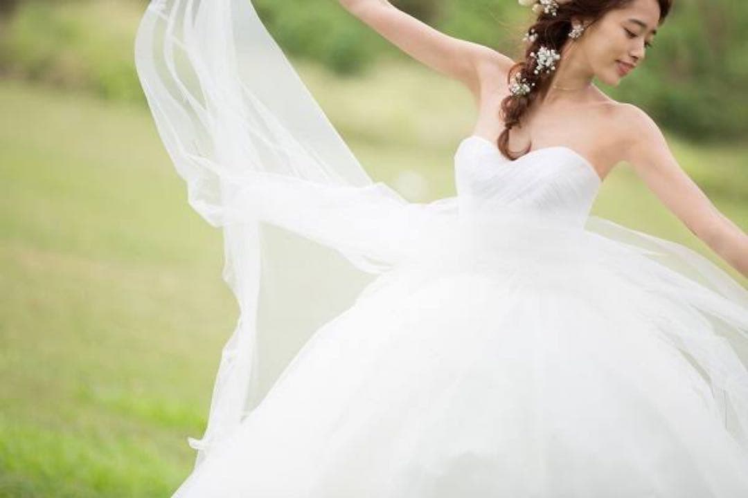 2/14までお値下げ中Aライン ウェディングドレス ワタベウェディング