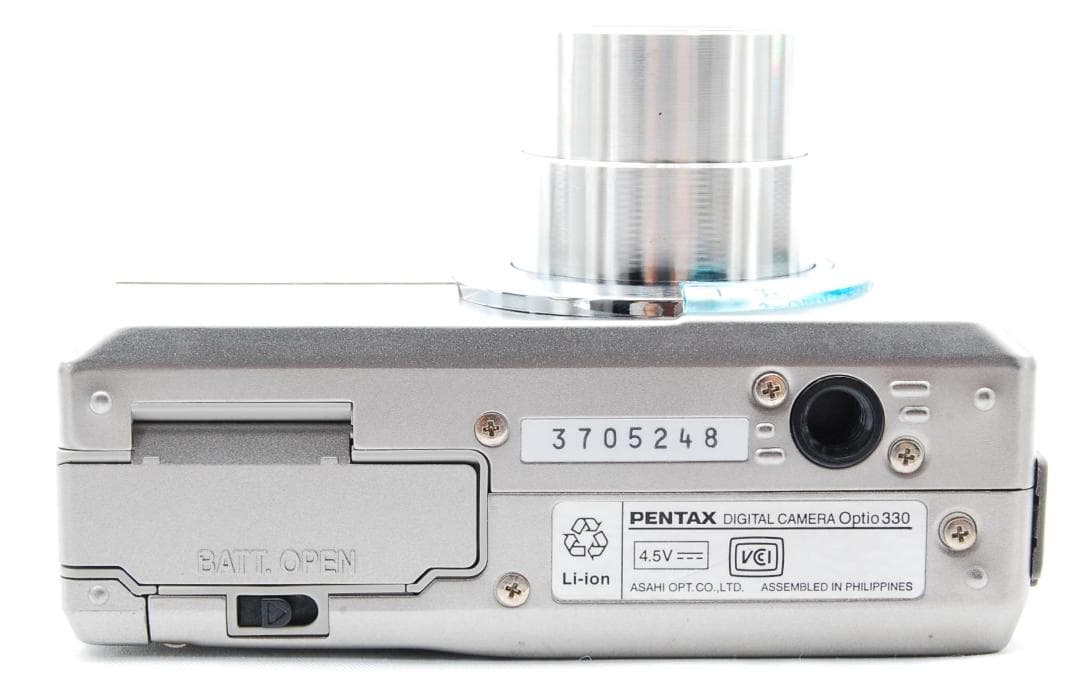 【極上美品】PENTAX Optio 330 動作確認済 付属品新品