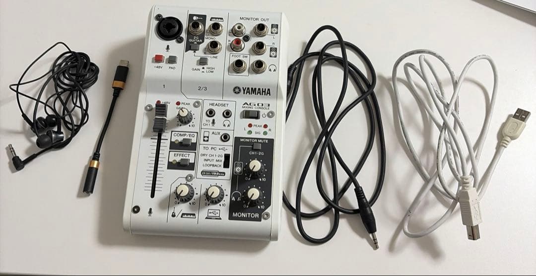 【早い者勝ち】YAMAHA AG03 ライバースターターセット