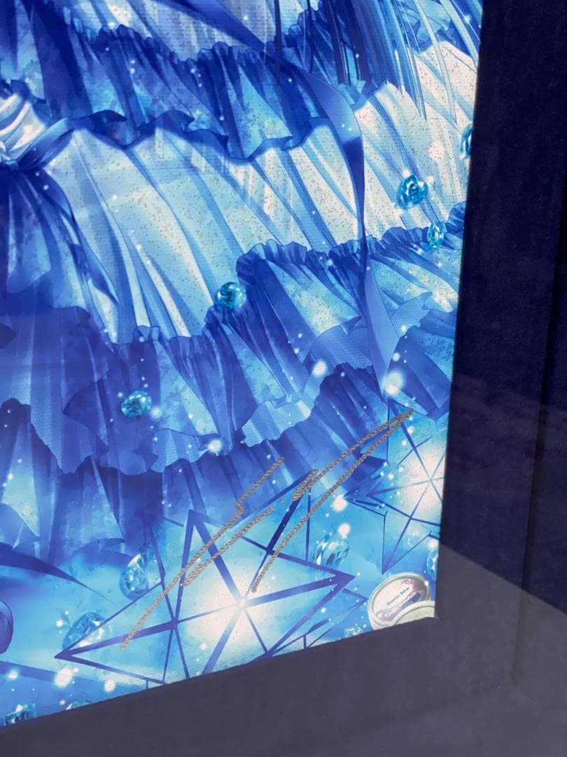 てぃんくる 版画 アールビバン BLU CIELO STELLATO　サイン入り