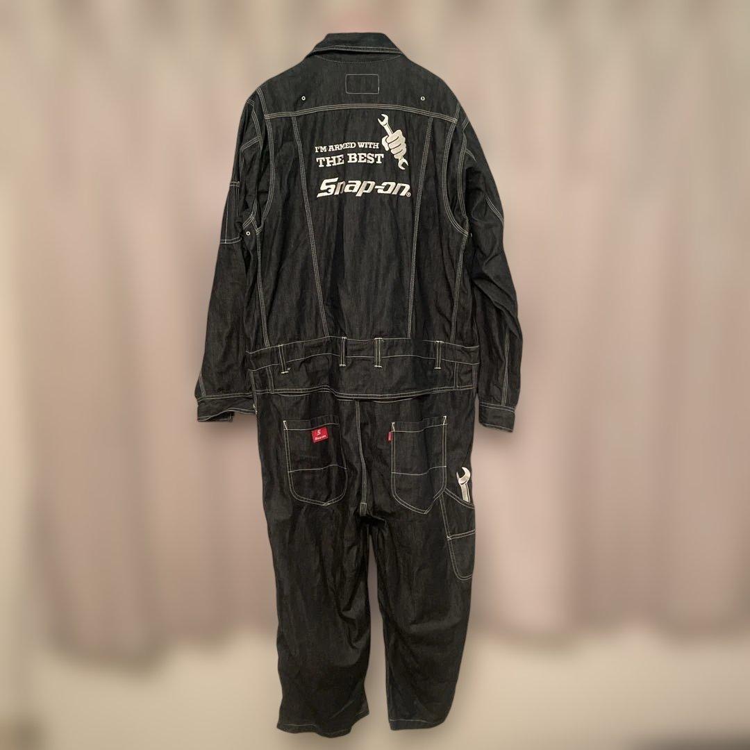 希少　Snap-on ダークデニム オーバーオール　3L 美品