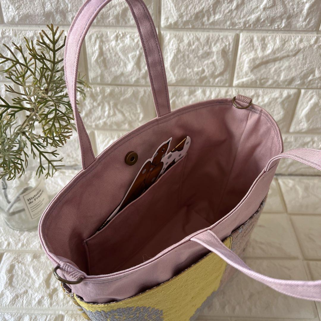 ミナペルホネン ハンドメイド トートバッグ ショルダーバッグ バッグ サブバッグ