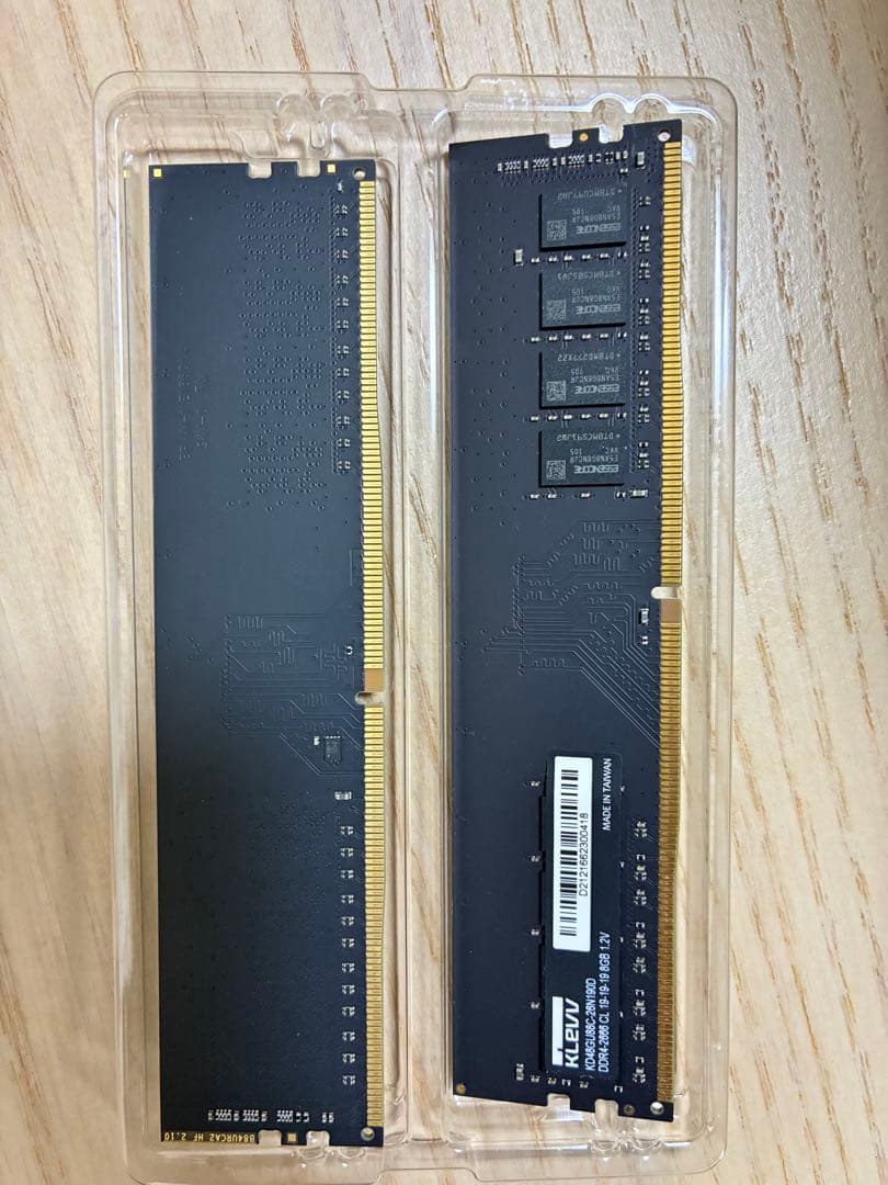 KLEVV デスクトップPC用 メモリ DDR4 8GB x 2枚