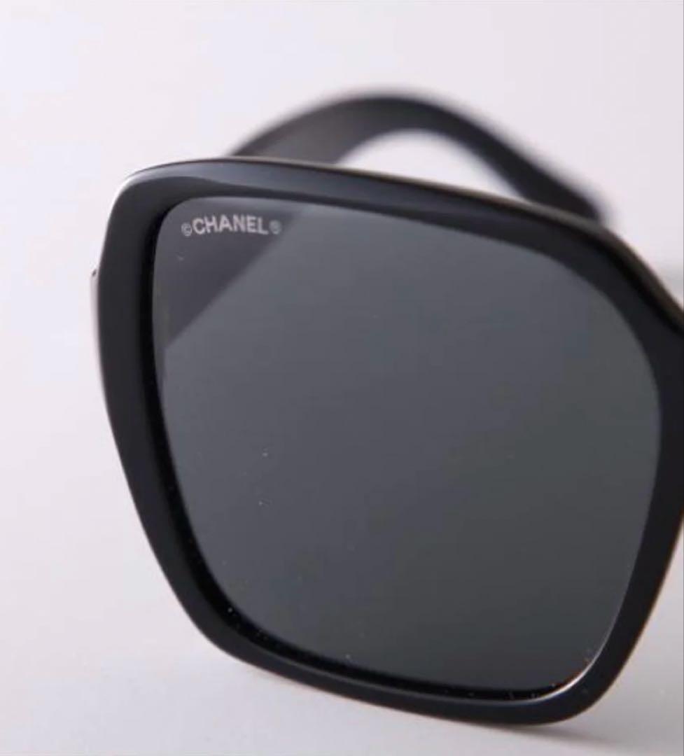 CHANEL シャネル　ブラック　スクエアサングラス サングラス