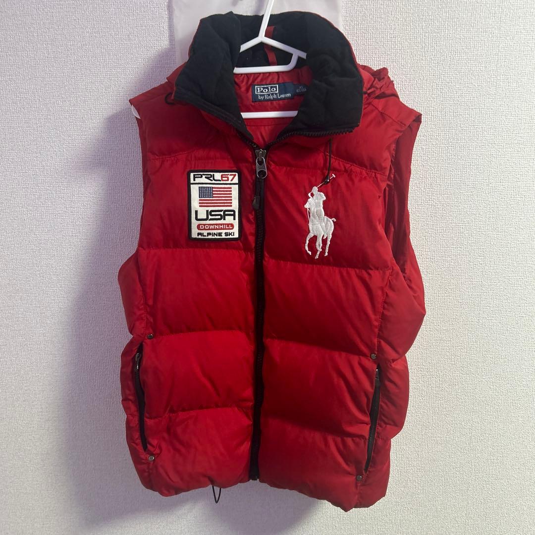 Polo by Ralph Lauren 赤 ダウンベスト XS