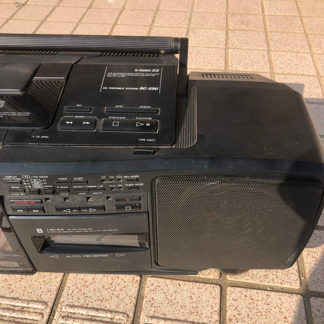 最上位機種　Victor ビクター RC-X90 G-HORN CDラジカセ