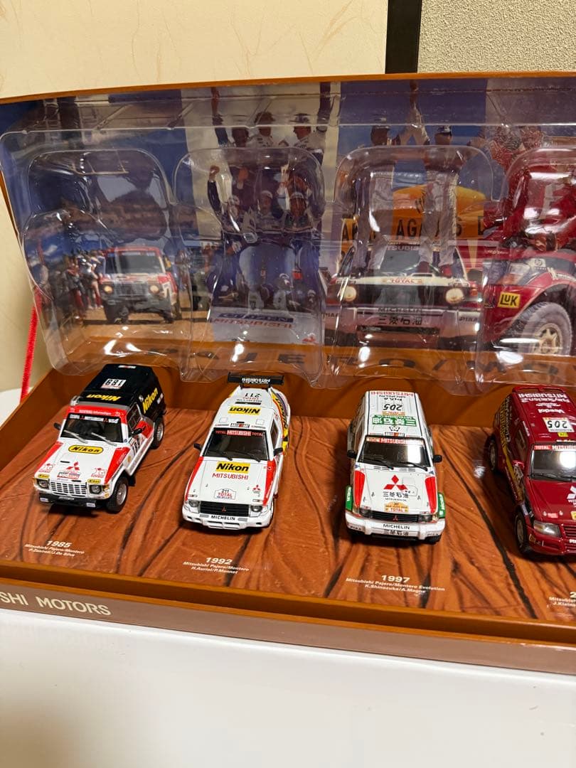 【値下げ】Norev 1/43 三菱パジェロ パリダカ優勝車 6台セット