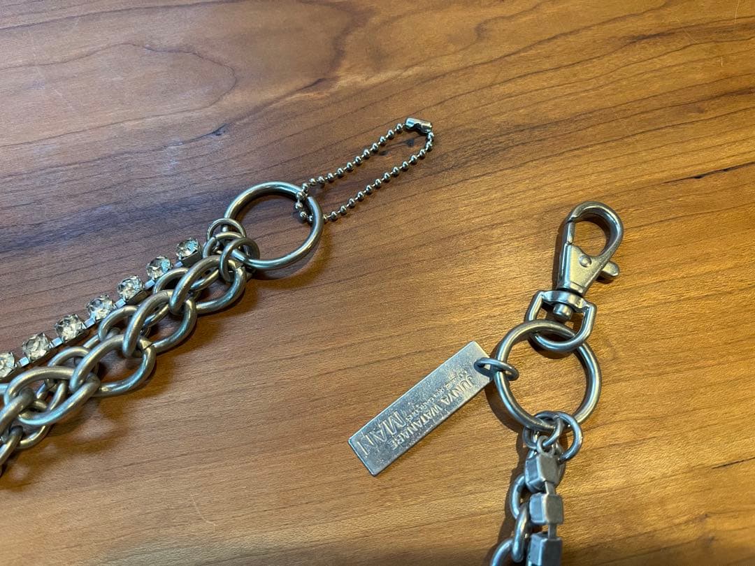 激レア コムデギャルソン ウォレットチェーン ネックレス ジュンヤワタナベ