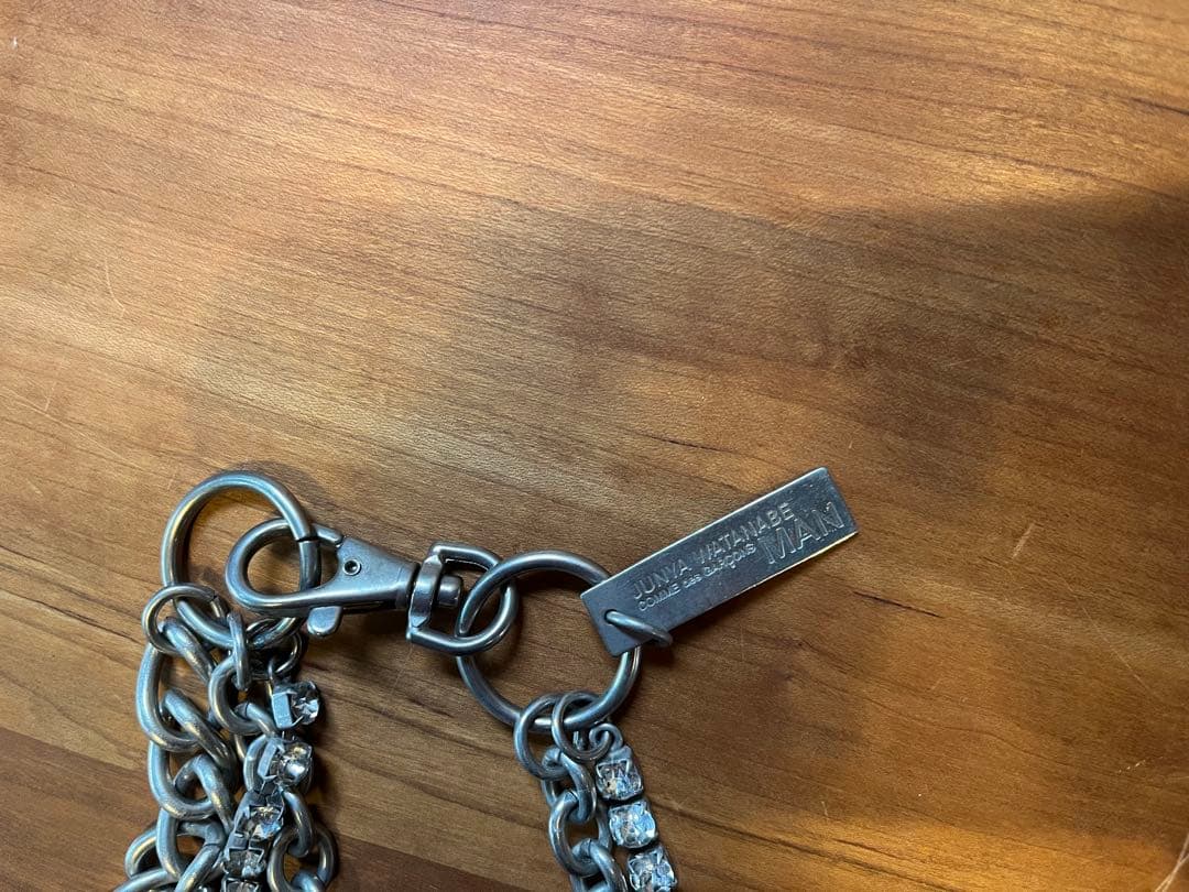 激レア コムデギャルソン ウォレットチェーン ネックレス ジュンヤワタナベ