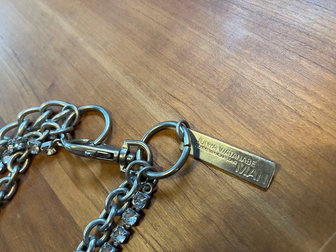 激レア コムデギャルソン ウォレットチェーン ネックレス ジュンヤワタナベ