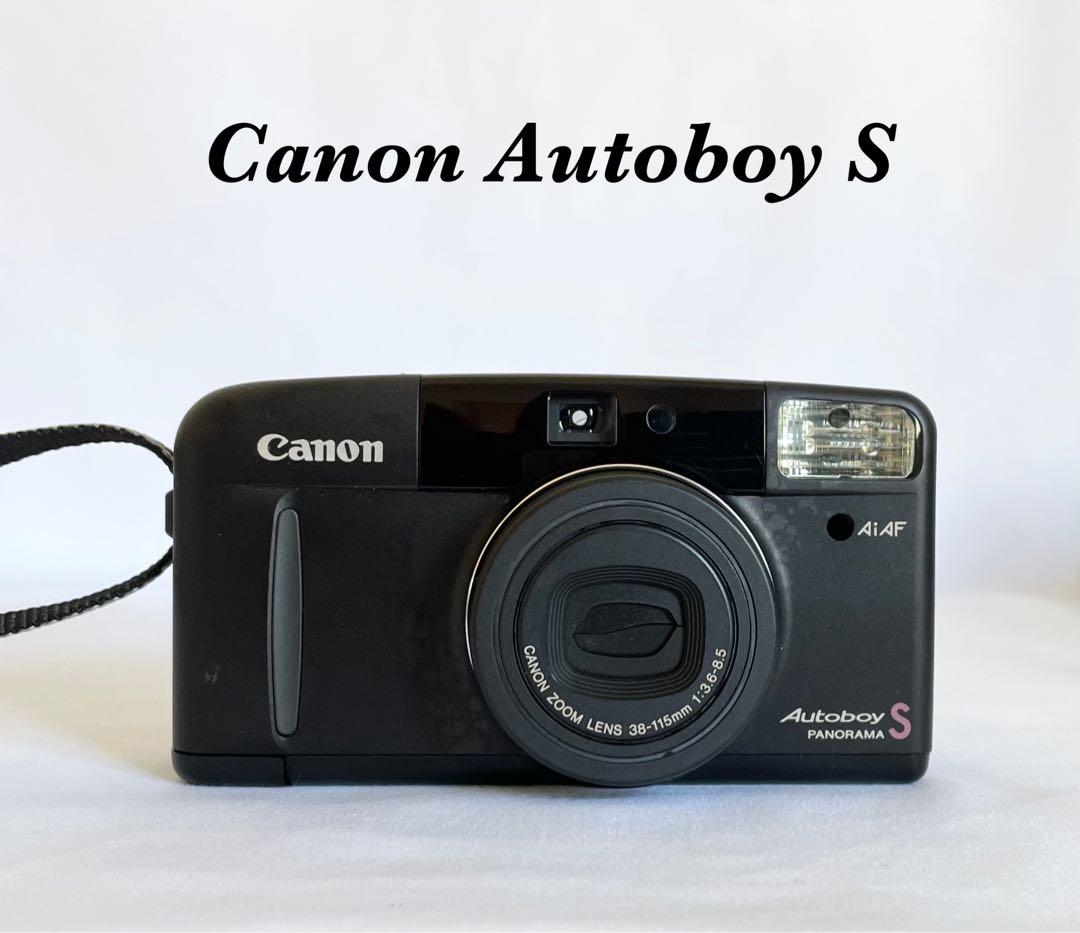 【完動品】Canon Autoboy S ブラック フィルムカメラ 動作確認済み