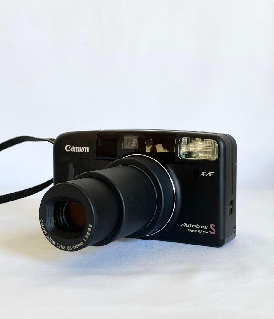 【完動品】Canon Autoboy S ブラック フィルムカメラ 動作確認済み