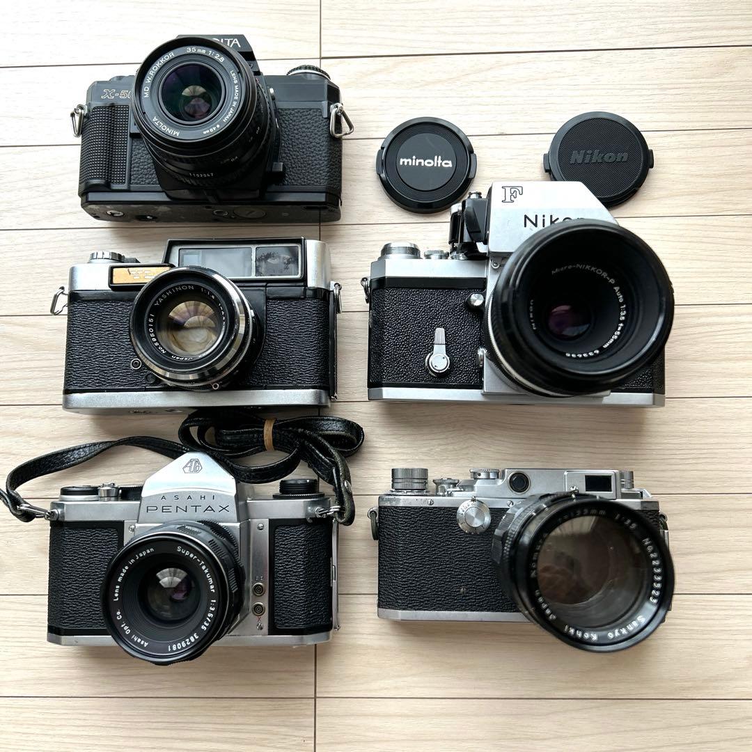 ジャンク フィルムカメラ 5台セット レンズ付き