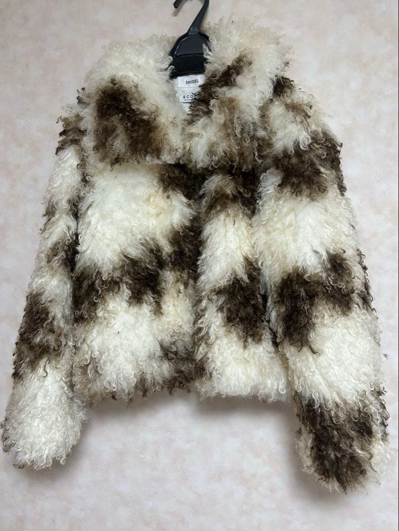 【新品】 snidel ファーショートコート