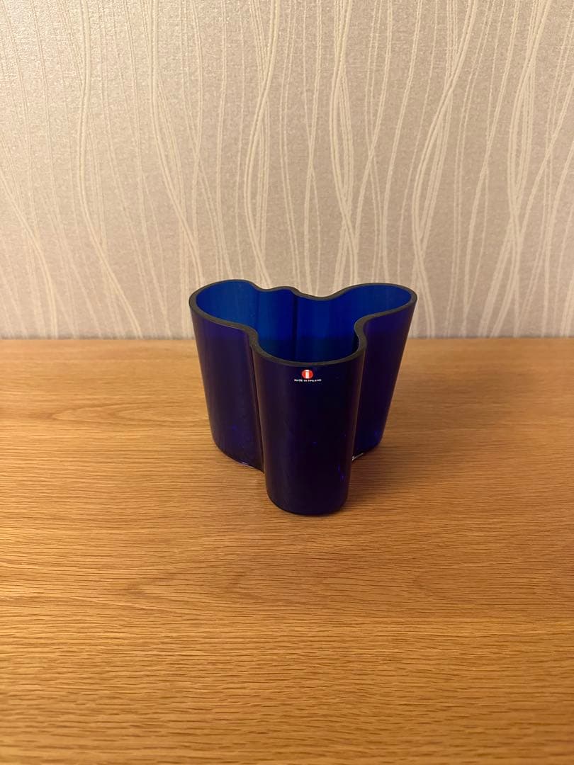 イッタラ ALVAR AALTO サヴォイ ベース 120mm コバルトブルー