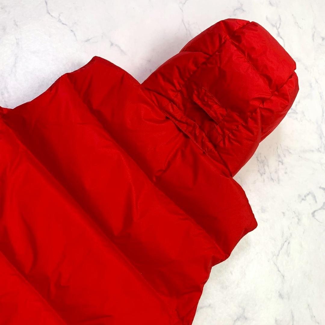 ポロラルフローレン ダウンベスト ビッグポニー刺繍 レッド XS　E021