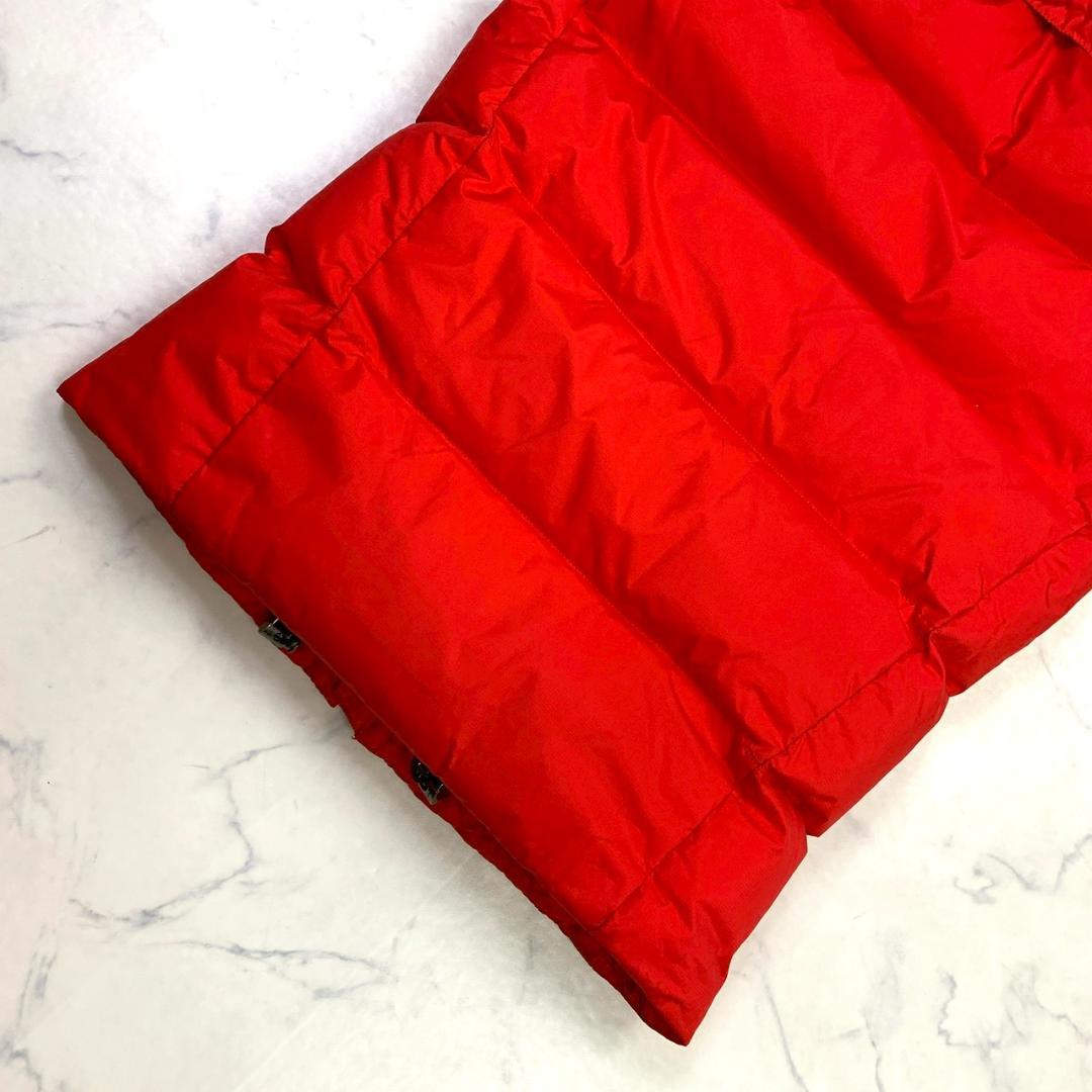 ポロラルフローレン ダウンベスト ビッグポニー刺繍 レッド XS　E021