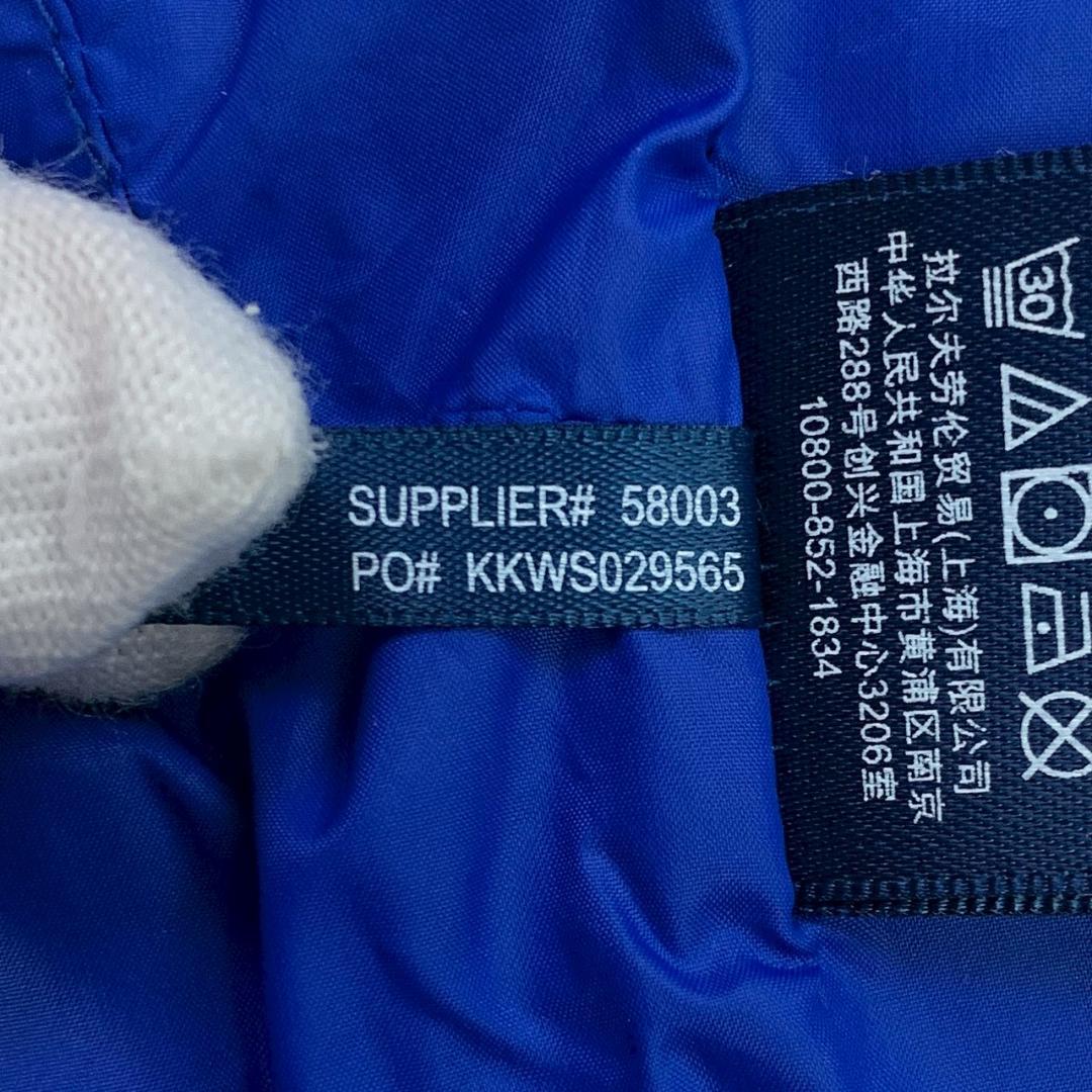 ポロラルフローレン ダウンベスト ビッグポニー刺繍 レッド XS　E021