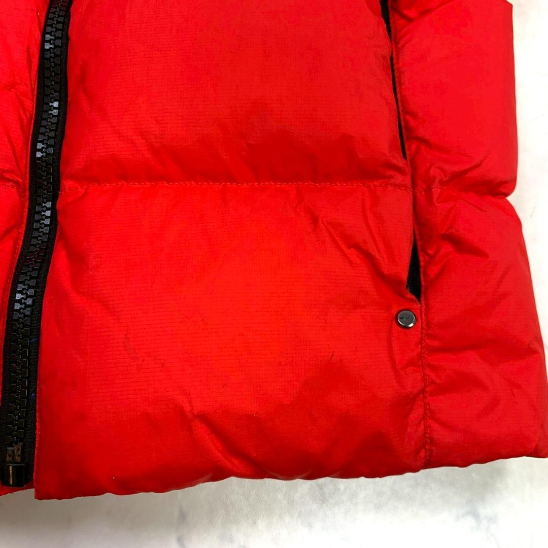 ポロラルフローレン ダウンベスト ビッグポニー刺繍 レッド XS　E021