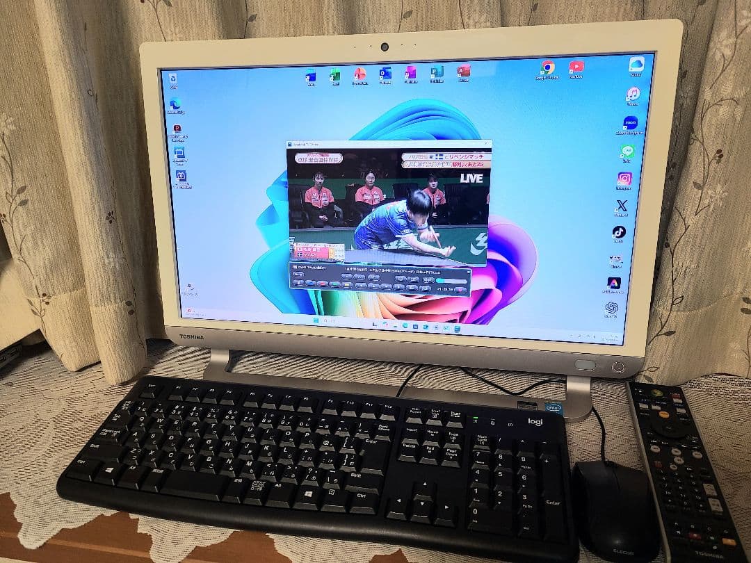 東芝TVPC 地デジ i7 SSD512GB 16GB W11Pro 25H2
