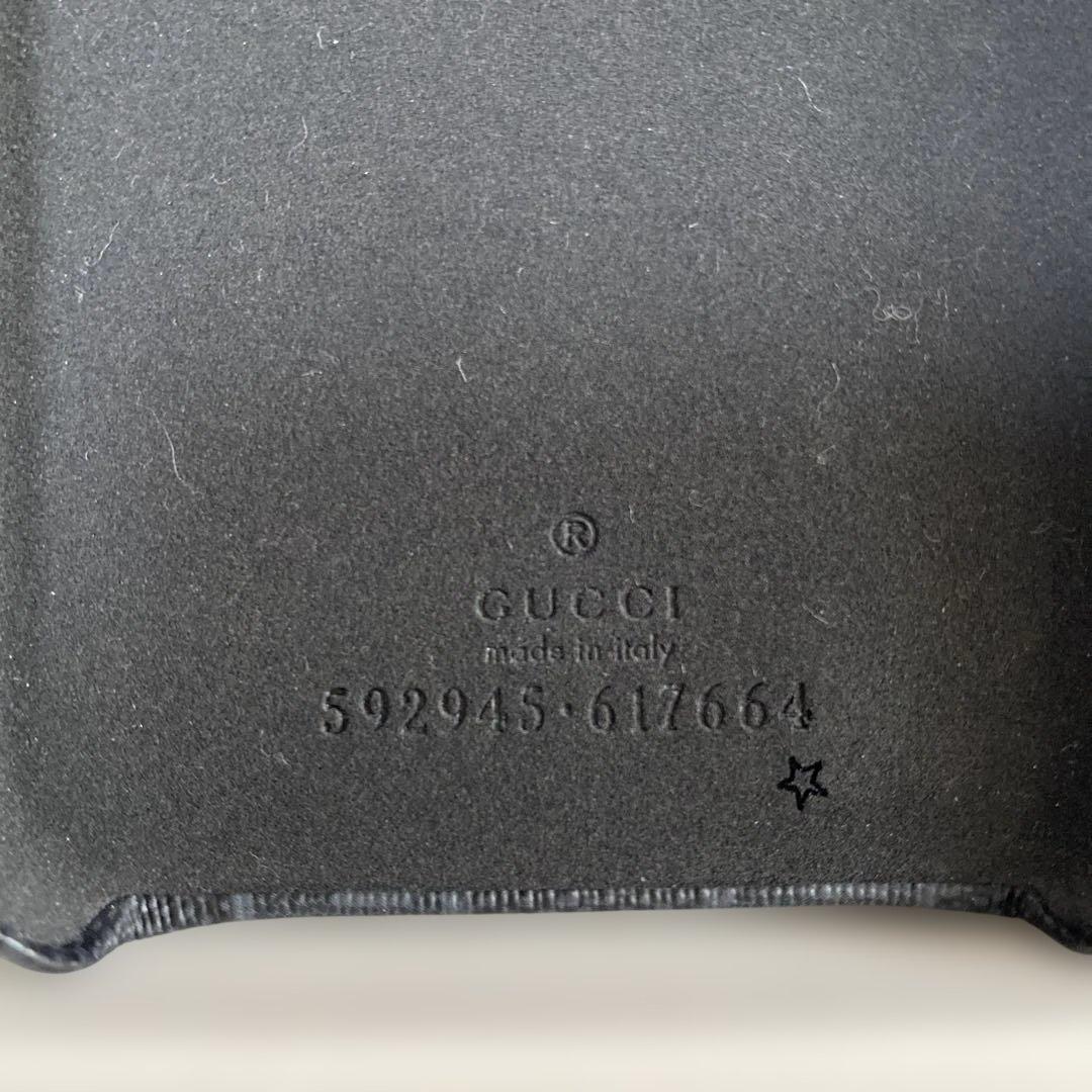 GUCCI GGパターン レザー iPhoneケース