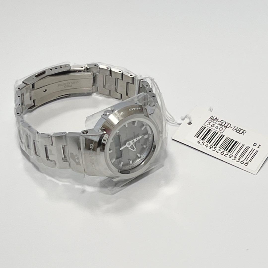 【新品・未使用】G-SHOCK AWM-500D-1A 電波ソーラー フルメタル