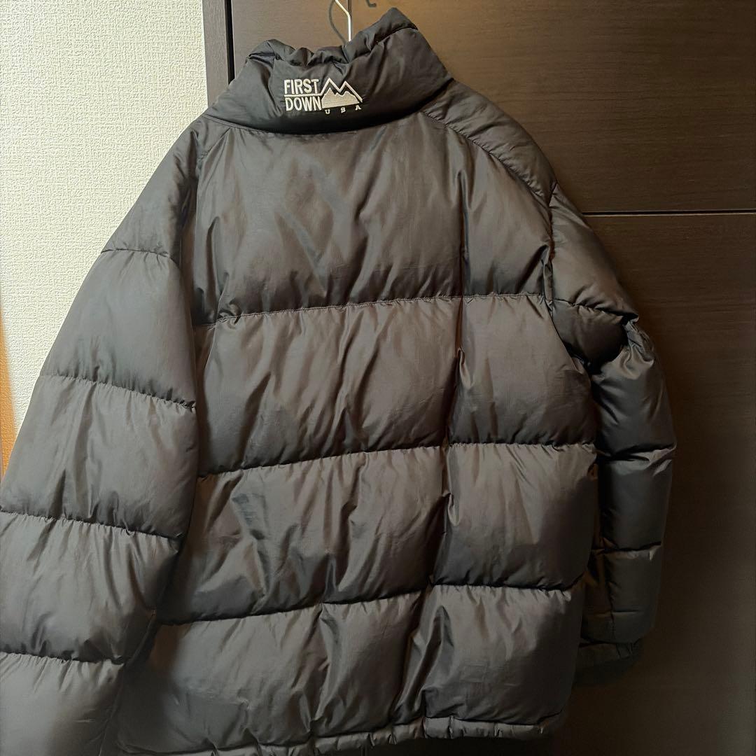FIRST DOWN ダウンジャケット Mサイズ ブラック